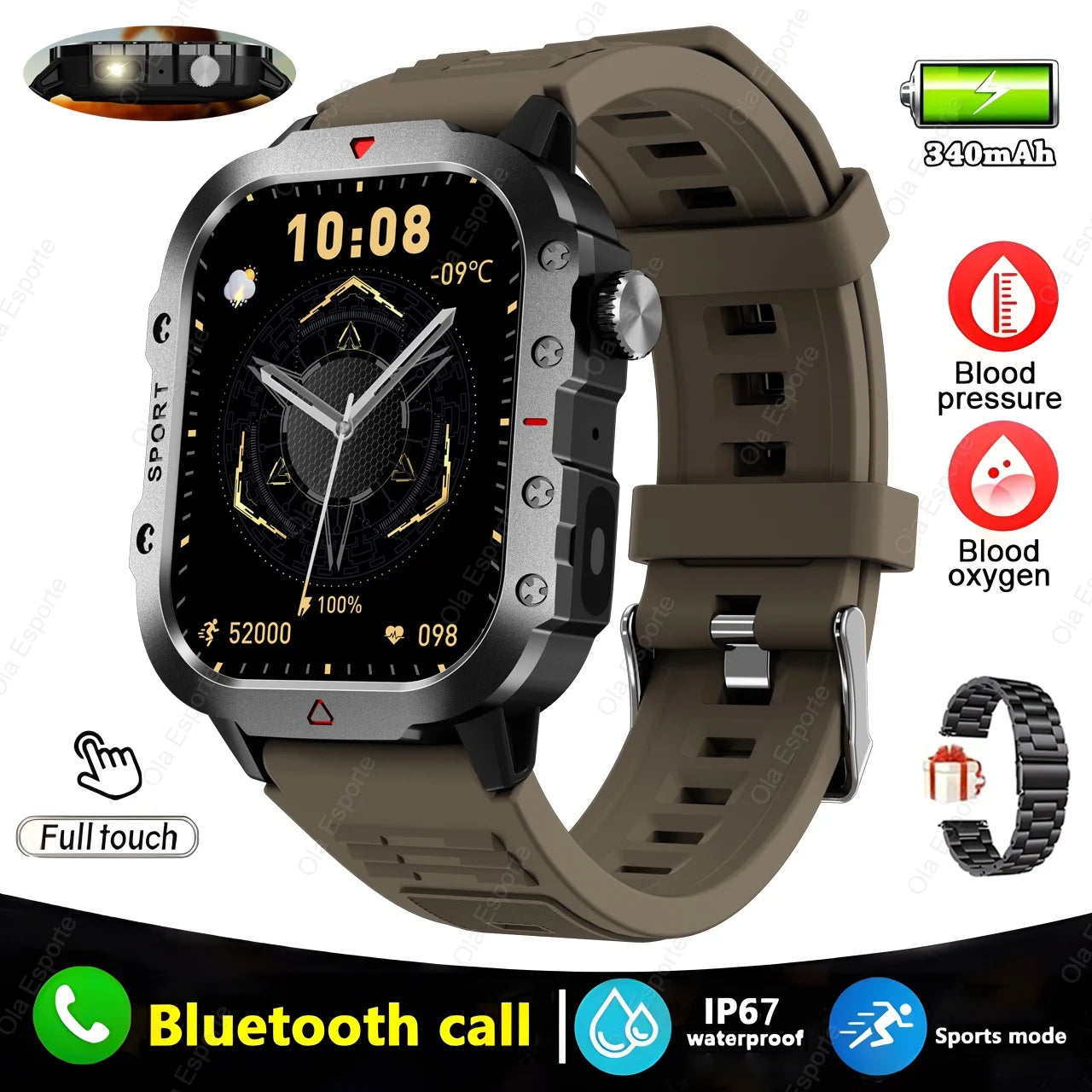 2024 New Outdoor Smart Watch Men For Android / IOS