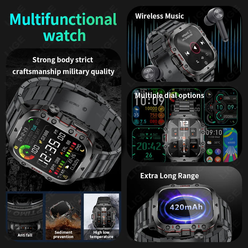 LIGE Waterproof Smartwatch