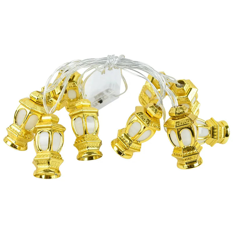 Ramadan Decoration Plastic Lantern Led String Lights