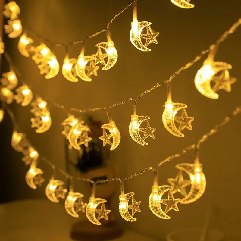 1.5M 10LED EID Mubarak LED String Lights , Ramadan Lights