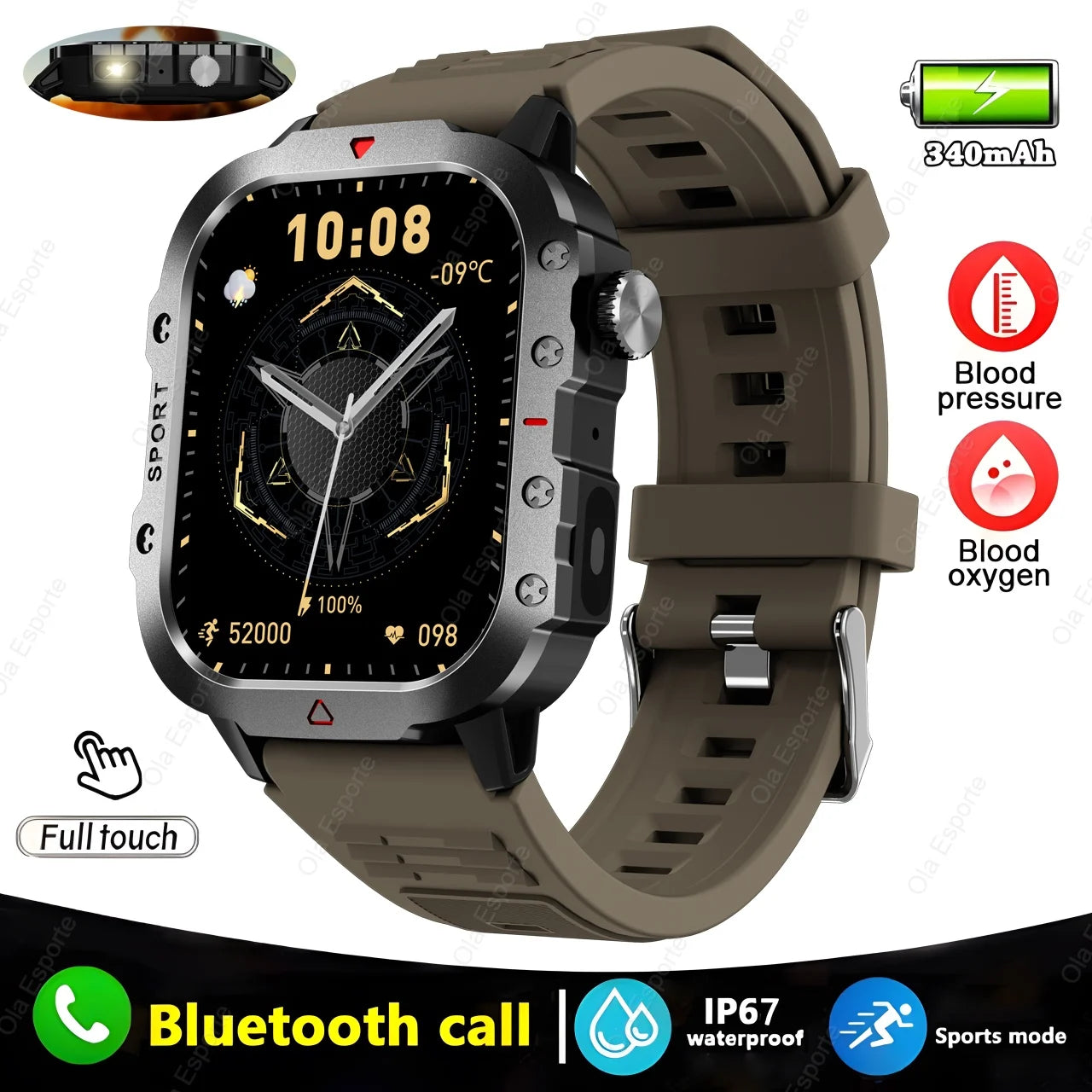 2024 New Outdoor Smart Watch Men For Android / IOS