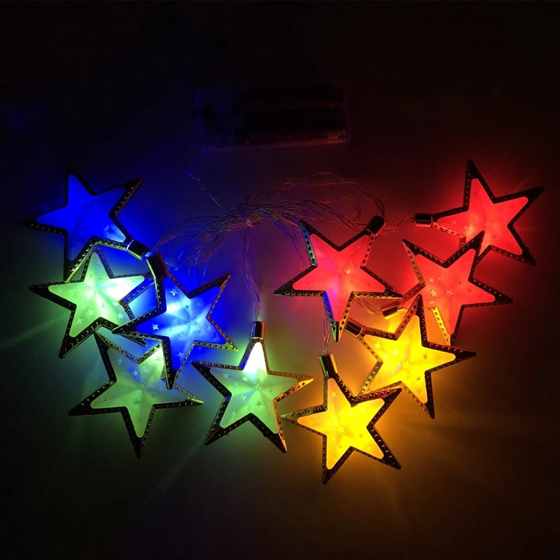 Ramadan Decoration Plastic Lantern Led String Lights