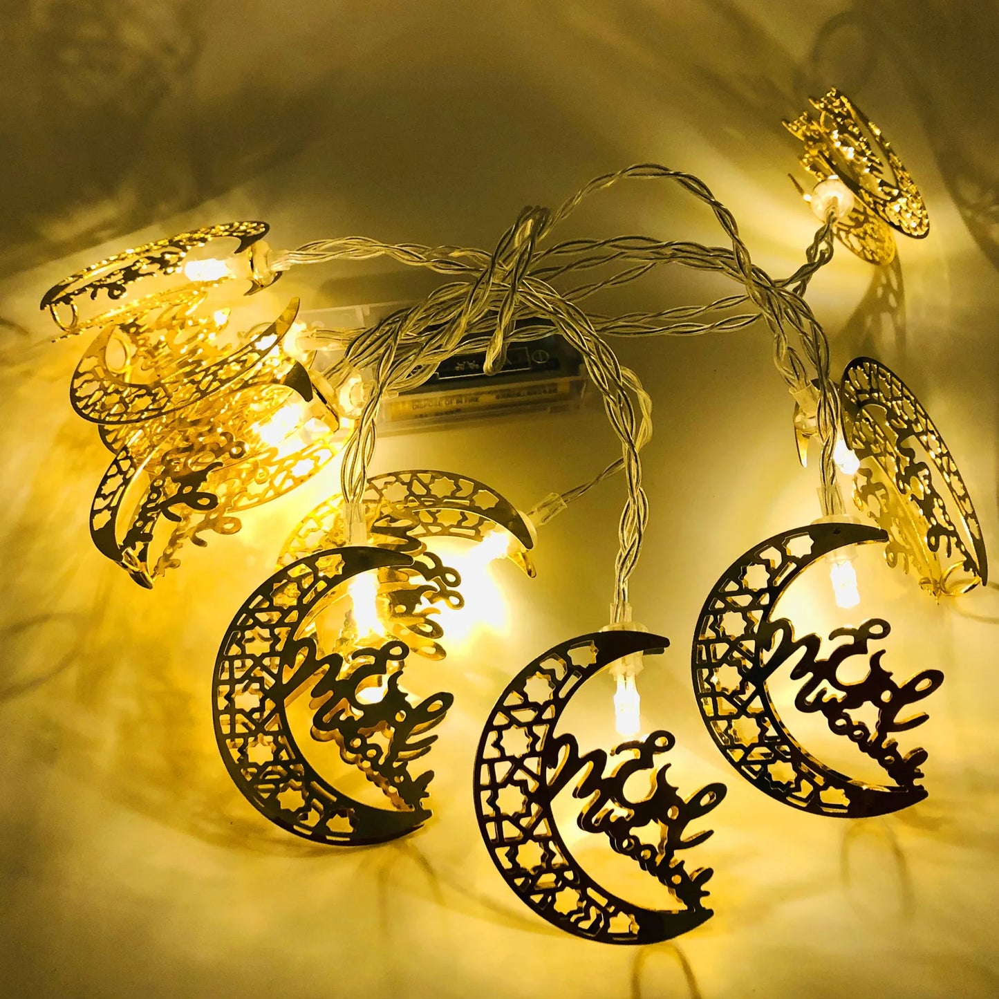 Ramadan Decoration Plastic Lantern Led String Lights