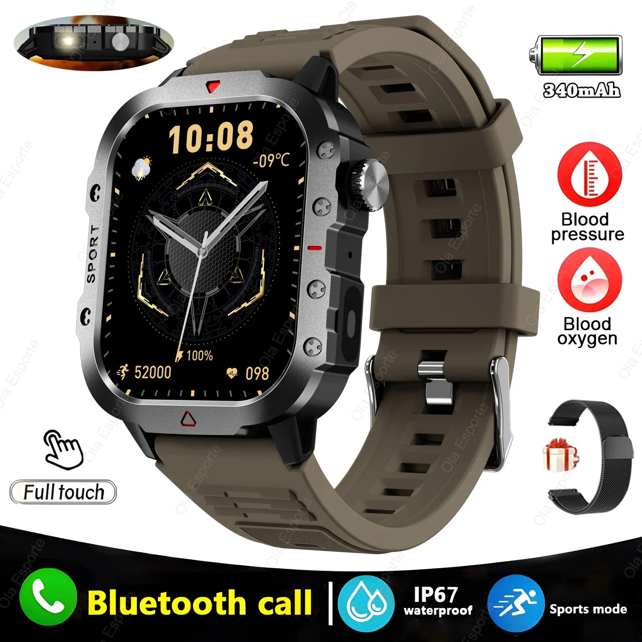 2024 New Outdoor Smart Watch Men For Android / IOS