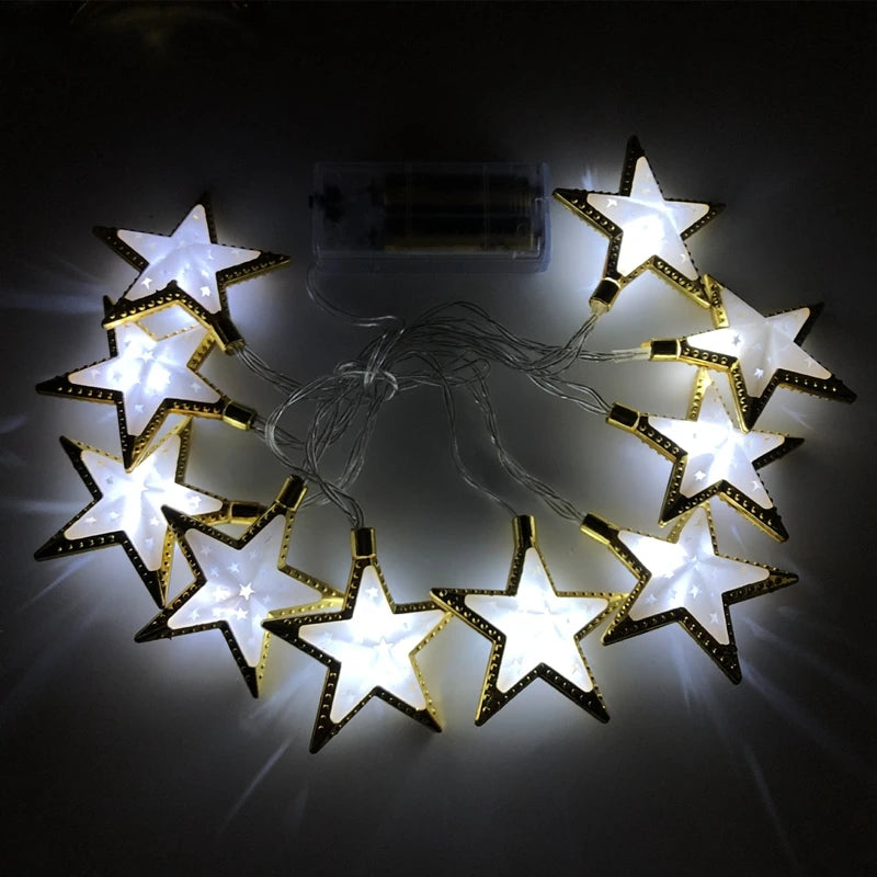 Ramadan Decoration Plastic Lantern Led String Lights